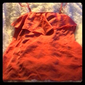 Orange tank top